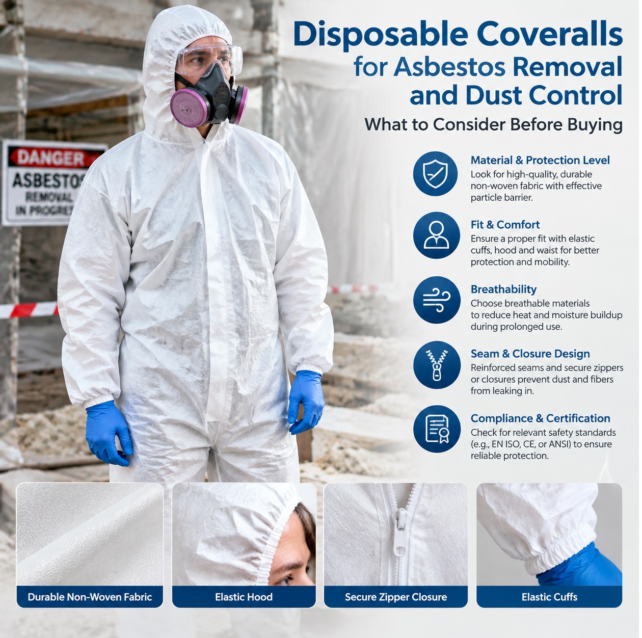 Chemical Protective Coverall 